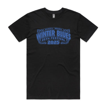 Winter Blues 2025 Blue Guitar Men’s Tee